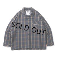 TIGHTBOOTH/PLAID ROLL UP SHIRT（Navy）［ロールアップシャツ-23春夏］