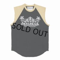 DAIRIKU/"New" No-sleeve Tee（Black&Yellow） 【40%OFF】［ノースリーブT-23春夏］