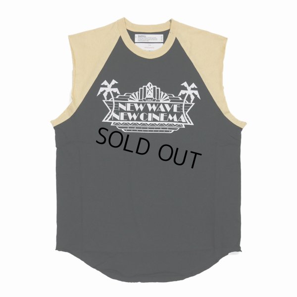 画像1: DAIRIKU/"New" No-sleeve Tee（Black&Yellow） 【40%OFF】［ノースリーブT-23春夏］