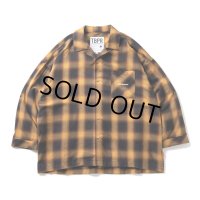 TIGHTBOOTH/PLAID ROLL UP SHIRT（Mustard）［ロールアップシャツ-23春夏］