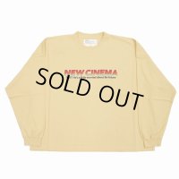 DAIRIKU/"NEW CINEMA" Tee（Mustard Yellow）［刺繍長袖T-23春夏］
