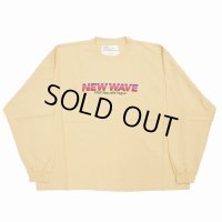 DAIRIKU/"NEW WAVE" Tee（Mustard Yellow）［刺繍長袖T-23春夏］