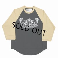 DAIRIKU/"New" Raglan Tee（Black&Yellow） 【40%OFF】［ラグラン7分袖T-23春夏］