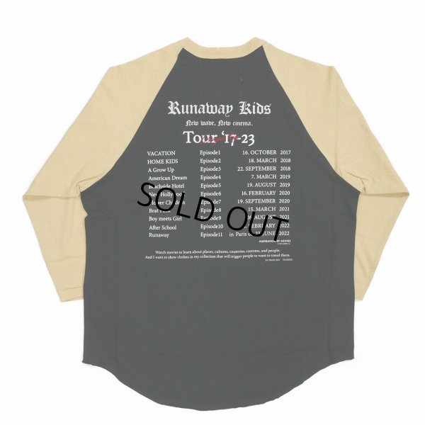 画像2: DAIRIKU/"New" Raglan Tee（Black&Yellow） 【40%OFF】［ラグラン7分袖T-23春夏］