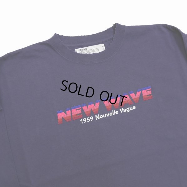 画像3: DAIRIKU/"NEW WAVE" Tee（Purple）［刺繍長袖T-23春夏］