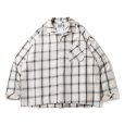 画像1: TIGHTBOOTH/PLAID ROLL UP SHIRT（White）［ロールアップシャツ-23春夏］ (1)