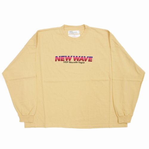 他の写真1: DAIRIKU/"NEW WAVE" Tee（Mustard Yellow）［刺繍長袖T-23春夏］