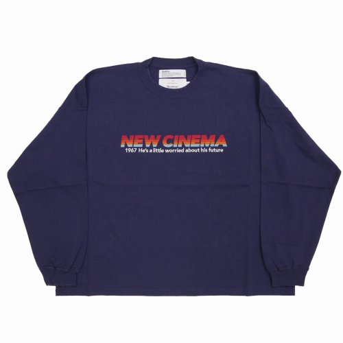 他の写真1: DAIRIKU/"NEW CINEMA" Tee（Purple）［刺繍長袖T-23春夏］