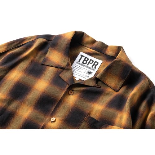 他の写真3: TIGHTBOOTH/PLAID ROLL UP SHIRT（Mustard）［ロールアップシャツ-23春夏］