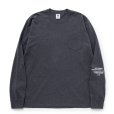 画像2: RATS/VARMINTS POCKET LS TEE（CHARCOAL）［プリント長袖T-23春夏］ (2)