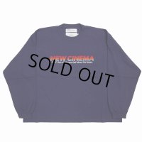 DAIRIKU/"NEW CINEMA" Tee（Purple）［刺繍長袖T-23春夏］