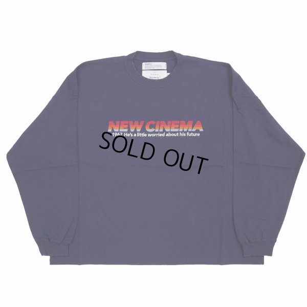 画像1: DAIRIKU/"NEW CINEMA" Tee（Purple）［刺繍長袖T-23春夏］