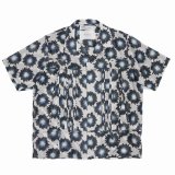 DAIRIKU/Flower Aloha Shirt（White） 【30%OFF】［フラワーアロハシャツ-23春夏］