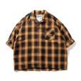 画像3: TIGHTBOOTH/PLAID ROLL UP SHIRT（Mustard）［ロールアップシャツ-23春夏］