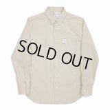 DAIRIKU/"The cincinnati kid" L-S Dress Shirt（Beige） 【40%OFF】［ドレスシャツwithマネークリップ-23春夏］