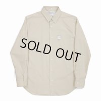 DAIRIKU/"The cincinnati kid" L-S Dress Shirt（Beige） 【40%OFF】［ドレスシャツwithマネークリップ-23春夏］