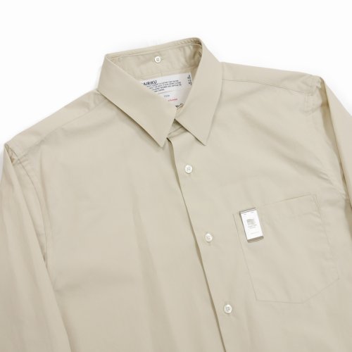 他の写真3: DAIRIKU/"The cincinnati kid" L-S Dress Shirt（Beige） 【40%OFF】［ドレスシャツwithマネークリップ-23春夏］