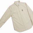 画像3: DAIRIKU/"The cincinnati kid" L-S Dress Shirt（Beige） 【40%OFF】［ドレスシャツwithマネークリップ-23春夏］