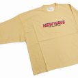 画像2: DAIRIKU/"NEW WAVE" Tee（Mustard Yellow）［刺繍長袖T-23春夏］ (2)