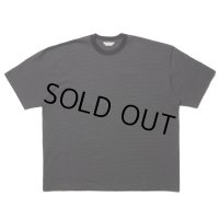 COOTIE PRODUCTIONS/Open End Yarn Border S/S Tee（Black/Gray）［ボーダーT-23春夏］