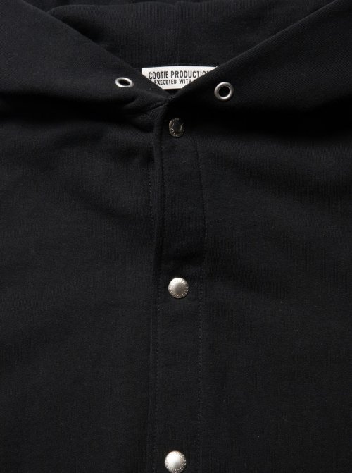 他の写真3: COOTIE PRODUCTIONS/Open End Yarn Plain Sweat Snap Hoodie（Black）［スウェットスナップフーディー-23春夏］