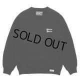 WACKO MARIA/HEAVY WEIGHT SWEAT SHIRT（BLACK）［クルーネックスウェット-23春夏］