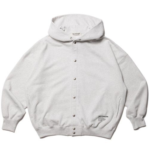 他の写真1: COOTIE PRODUCTIONS/Open End Yarn Plain Sweat Snap Hoodie（Oatmeal）［スウェットスナップフーディー-23春夏］
