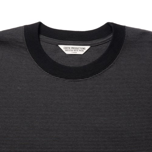 他の写真2: COOTIE PRODUCTIONS/Open End Yarn Border S/S Tee（Black/Gray）［ボーダーT-23春夏］