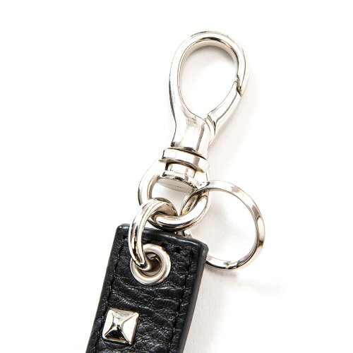 他の写真2: CALEE/Studs leather logo & hotel key ring -Type B-（Black/B）［スタッズレザーキーリング-23春夏］