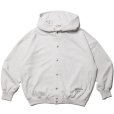 画像1: COOTIE PRODUCTIONS/Open End Yarn Plain Sweat Snap Hoodie（Oatmeal）［スウェットスナップフーディー-23春夏］ (1)