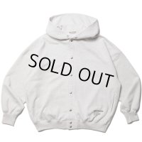 COOTIE PRODUCTIONS/Open End Yarn Plain Sweat Snap Hoodie（Oatmeal）［スウェットスナップフーディー-23春夏］