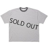 COOTIE PRODUCTIONS/Open End Yarn Border S/S Tee（Black/White）［ボーダーT-23春夏］