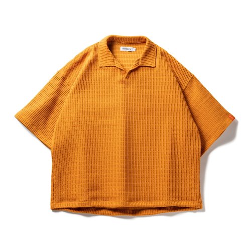 他の写真1: TIGHTBOOTH/MYSTERY GAUGE OPEN POLO（Mustard）［オープンカラーポロ-23春夏］