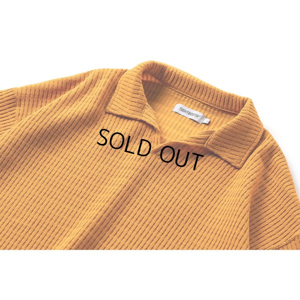 画像2: TIGHTBOOTH/MYSTERY GAUGE OPEN POLO（Mustard）［オープンカラーポロ-23春夏］