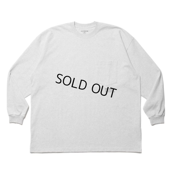 画像1: COOTIE PRODUCTIONS/Open End Yarn Error Fit L/S Tee（Oatmeal）［エラーフィット長袖ポケT-23春夏］