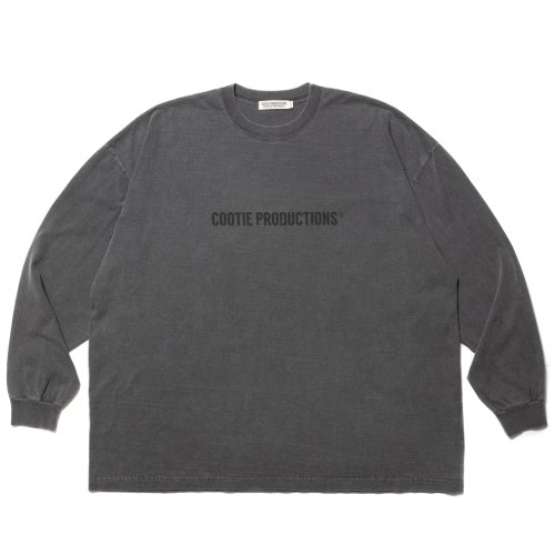 他の写真1: COOTIE PRODUCTIONS/Pigment Dyed L/S Tee（Black）［ピグメントダイ長袖T-23春夏］