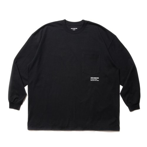 他の写真1: COOTIE PRODUCTIONS/Open End Yarn Error Fit L/S Tee（Black）［エラーフィット長袖ポケT-23春夏］