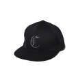 画像1: CALEE/CAL Twill baseball cap（Black）［ツイルB.Bキャップ-23春夏］ (1)