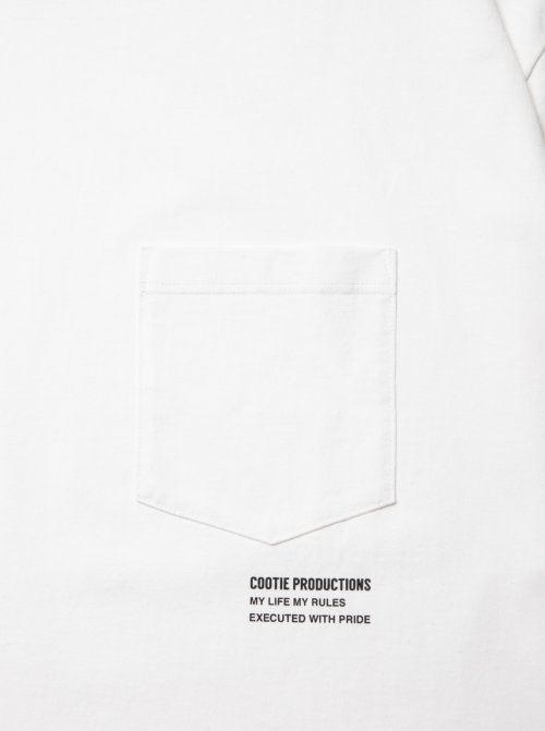 他の写真2: COOTIE PRODUCTIONS/Open End Yarn Error Fit L/S Tee（White）［エラーフィット長袖ポケT-23春夏］