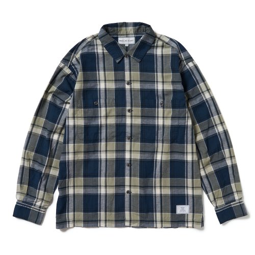 他の写真1: ROUGH AND RUGGED/WALKEN（BLUE CHECK） 【30%OFF】［タイプライターチェックシャツ-23春夏］