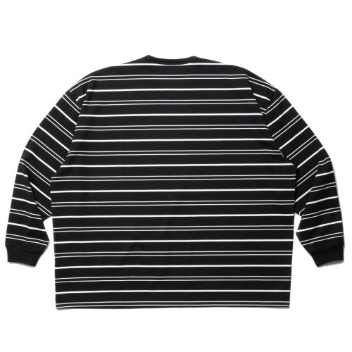 他の写真2: COOTIE PRODUCTIONS/Supima Border Oversized L/S Tee（Black）［ボーダーオーバーサイズ長袖T-23春夏］