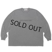 COOTIE PRODUCTIONS/Pigment Dyed L/S Tee（Black）［ピグメントダイ長袖T-23春夏］