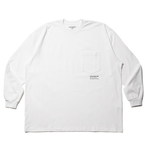 他の写真1: COOTIE PRODUCTIONS/Open End Yarn Error Fit L/S Tee（White）［エラーフィット長袖ポケT-23春夏］