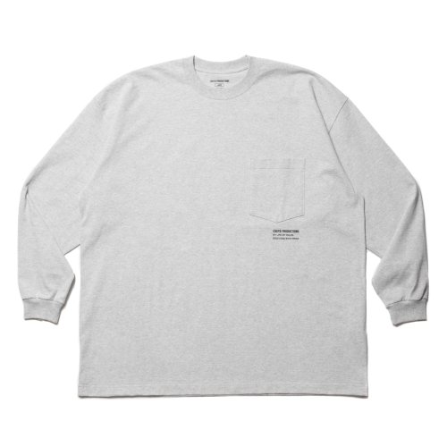 他の写真1: COOTIE PRODUCTIONS/Open End Yarn Error Fit L/S Tee（Oatmeal）［エラーフィット長袖ポケT-23春夏］