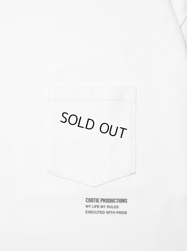 画像2: COOTIE PRODUCTIONS/Open End Yarn Error Fit L/S Tee（White）［エラーフィット長袖ポケT-23春夏］