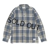 ROUGH AND RUGGED/WALKEN（BLUE CHECK） 【30%OFF】［タイプライターチェックシャツ-23春夏］