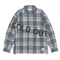ROUGH AND RUGGED/WALKEN（BLUE CHECK） 【30%OFF】［タイプライターチェックシャツ-23春夏］