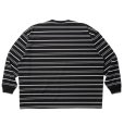 画像2: COOTIE PRODUCTIONS/Supima Border Oversized L/S Tee（Black）［ボーダーオーバーサイズ長袖T-23春夏］ (2)