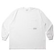 画像1: COOTIE PRODUCTIONS/Open End Yarn Error Fit L/S Tee（White）［エラーフィット長袖ポケT-23春夏］ (1)