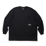 COOTIE PRODUCTIONS/Open End Yarn Error Fit L/S Tee（Black）［エラーフィット長袖ポケT-23春夏］